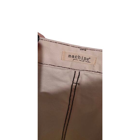 Machine Denim Cargo Jeans – Cream – 100% Cotton – Size 14 - Picture 4 of 5